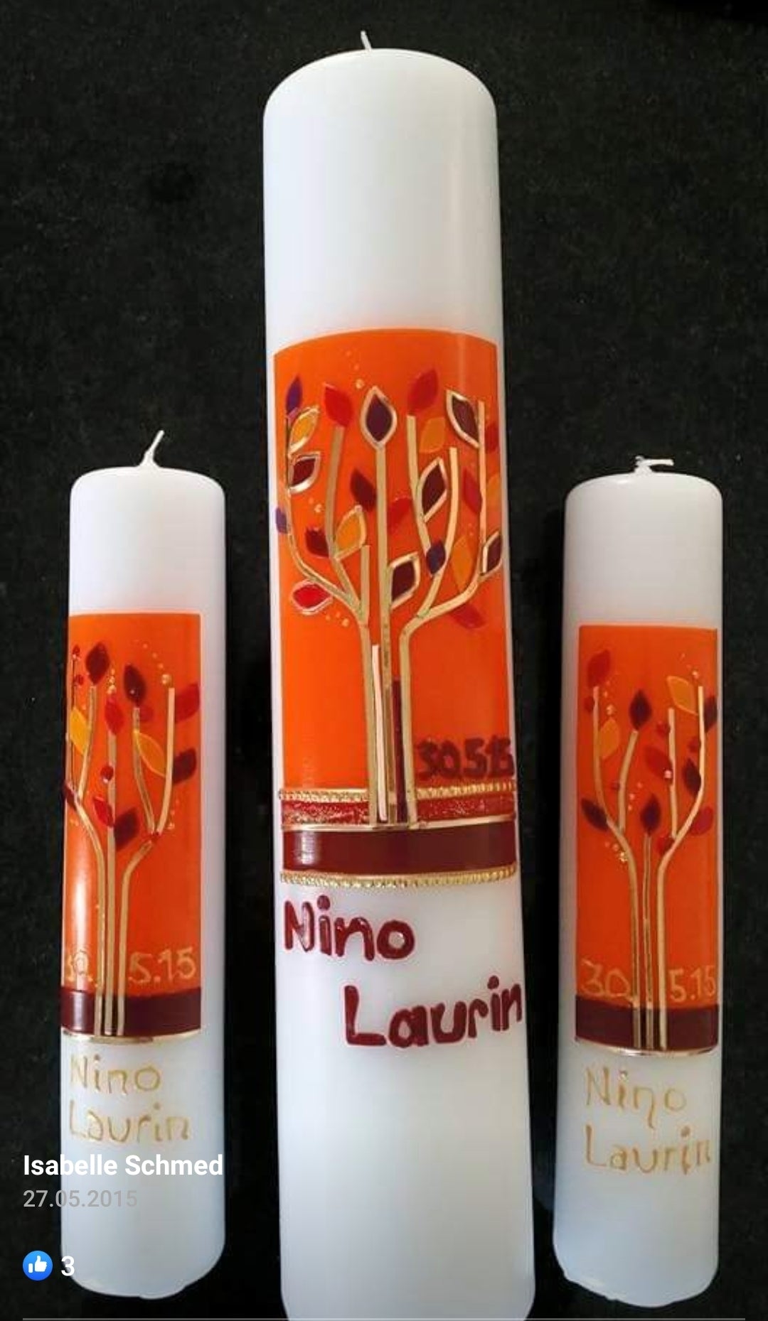 Gastkerzen Feuerbaum